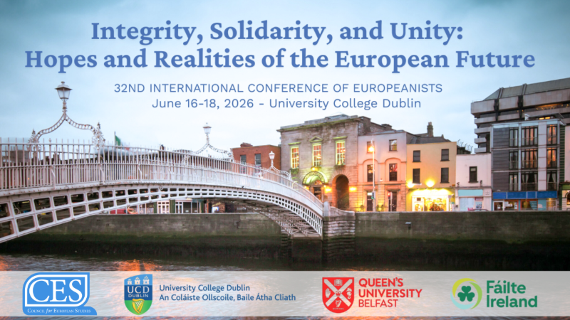 UCD to host the 32nd International Conference of Europeanists, 16-18 June 2026\n